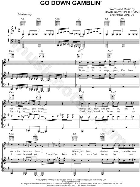 go down gambling song.
